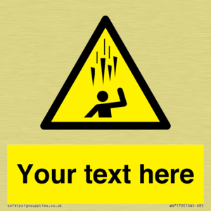 Custom Falling Ice sign